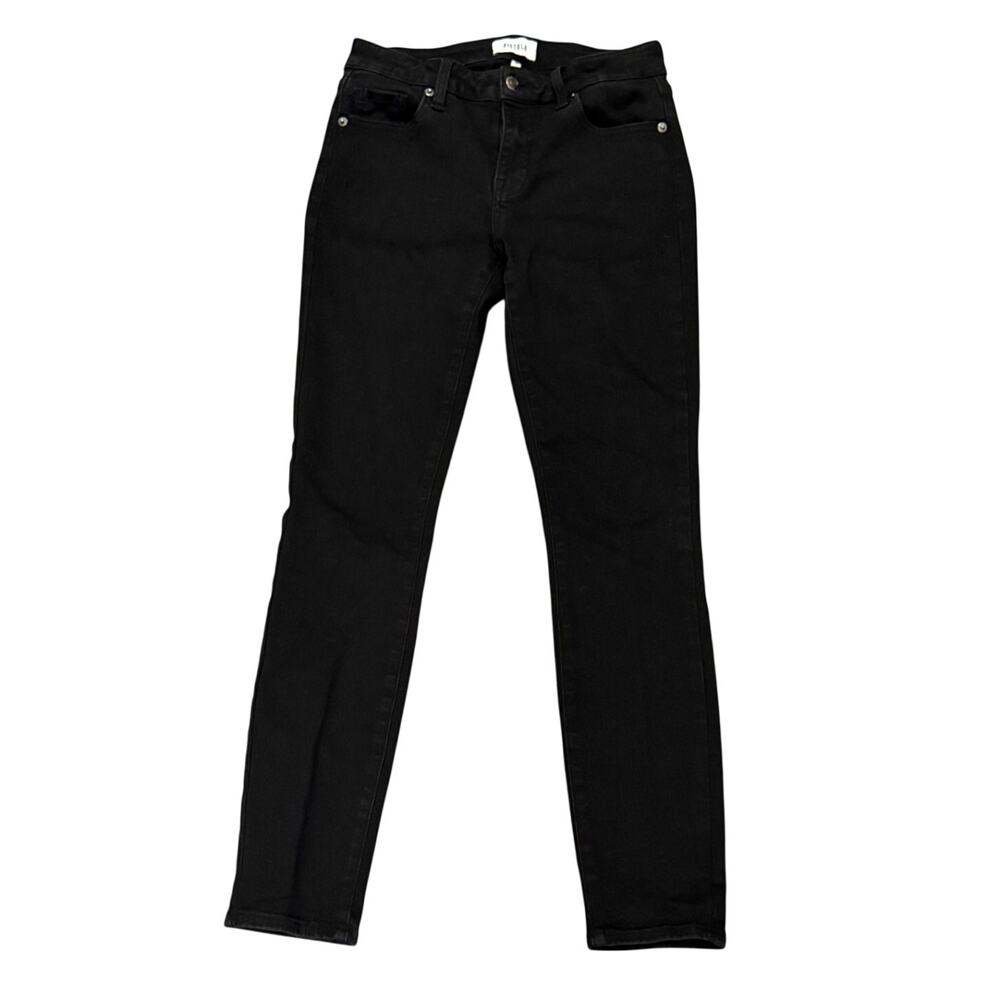Pistola Women 26 Black Mid Rise Skinny Jeans Stretch Denim Classic Luxe Denim